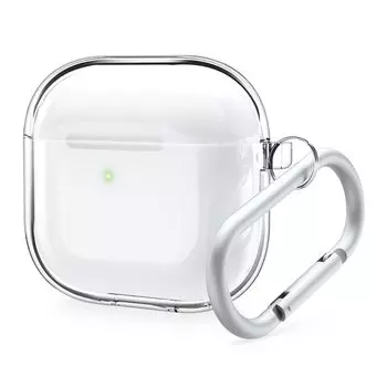 AirPods 4 Прозрачный Чехол с Защитой от Падений Беспроводной MagSafe Мягкий TPU Прозрачный Чехол для 4-го Поколения Прозрачный [elago] Чехол, Карабин, Защита,