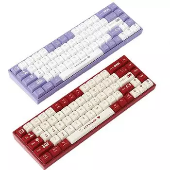 AK680 68 клавиш Проводная механическая игровая клавиатура с возможностью горячей замены рукавный переключатель RGB USB Проводная игровая клавиатура с раскладкой 65%