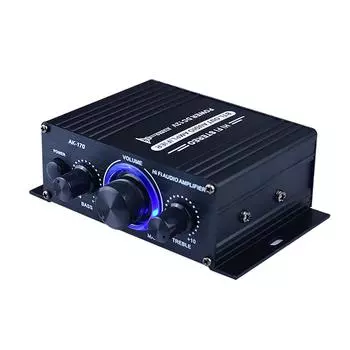 AK-170 Беспроводной Hi-Fi стереоусилитель мощности звука 200 Вт + 200 Вт с входом RCA
