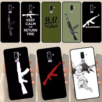 Чехол с пистолетом Ak 47 для Samsung Galaxy J7 2016 A3 A5 J1 J3 J5 2017 A6 A7 A8 A9 J8 2018 J4 J6 Plus A6 Plus 2018
