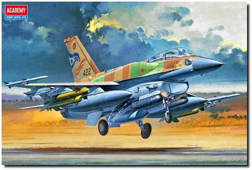 Академия УФА пластиковая модель 1/32 F-16I