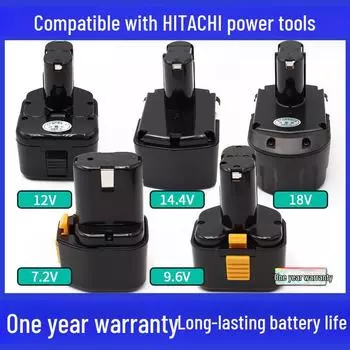 Аккумулятор для дрели 7,2 В-18 В, совместимый с NiMH 7.2V 1.5Ah