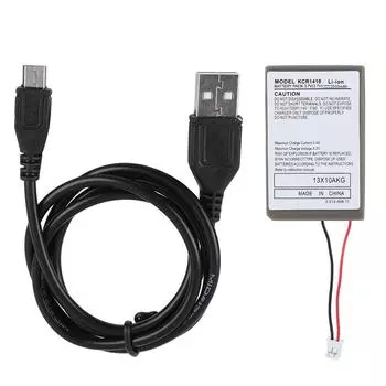 Аккумуляторная батарея 2000 мА с USB-кабелем для игрового контроллера PS4