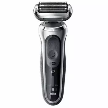 Аккумуляторная бритва Braun Adhesive Series 7 с 3 лезвиями 70-S7001CC (Серебряный)