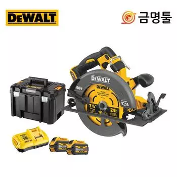 Аккумуляторная циркулярная пила DeWalt DCS578X2, 60 В, 3,0 Ач, 2 шт., 7, 1, 4-дюймовый двигатель BL, управление 7 скоростями