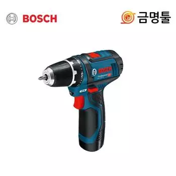 Аккумуляторная дрель Bosch GSR10.8 2 LI 10,8 В 2,0 Ач, 2 упаковки, 2-скоростная регулируемая дрель + отвертка