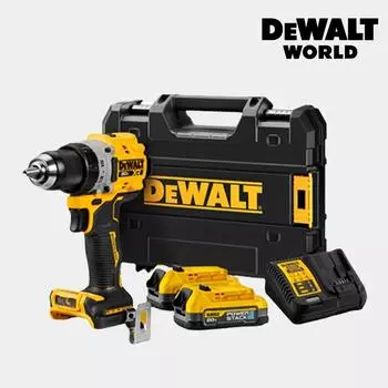 Аккумуляторная дрель DeWalt DCD800E2T 20 В MAX POWERSTACK 1,7 Ач XR