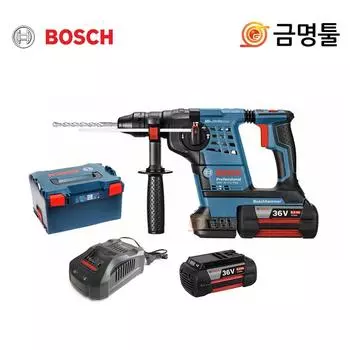 Аккумуляторная ударная дрель Bosch GBH36V LI PLUS 36 В 6,0 Ач, 2 комплекта: дрель + долото, сделано в Германии