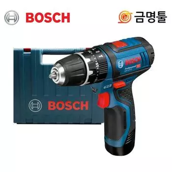 Аккумуляторная ударная дрель Bosch GSB10.8 2 LI 10,8 В 2,0 Ач, 2 упаковки, 2-скоростная дрель с регулируемой скоростью + отвертка + молоток