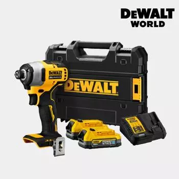 Аккумуляторная ударная дрель DeWalt 20 В MAX POWERSTACK 1,7 Ач XR DCF809E2T
