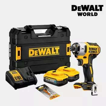 Аккумуляторная ударная дрель DEWALT 20 В PWERSTACK 5,0 Ач, бесщеточная DCF887H2A