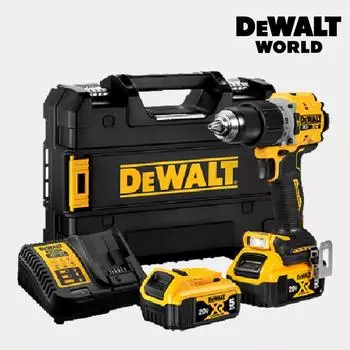 Аккумуляторная ударная дрель DeWalt DCD805P2T, 20 В, 5 А, комплект из 2 шт.