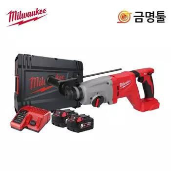 Аккумуляторная ударная дрель Milwaukee M18 BLHACD26 502X, 18 В, 5,0 Ач, двигатель BL, 3 режима, беспроводной перфоратор