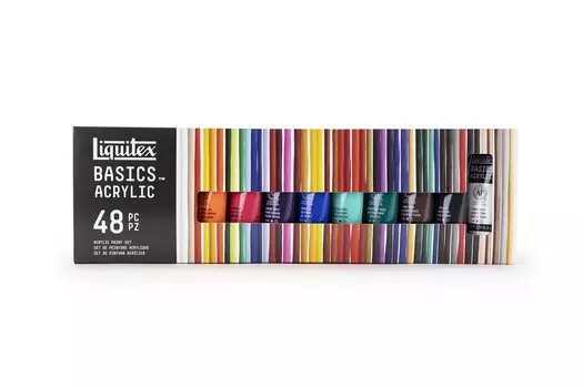Акриловая краска Liquitex Набор цветов Liquitex Basics 48, 22 мл