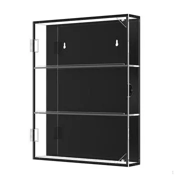 Акриловая витрина для спортивных карточек, настенное крепление 260x48x365mm_3 tier
