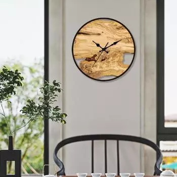 Акриловые деревянные настенные часы Brief Home Hanging Clocks Минималистский дизайн Гостиная Искусство Настенные часы Домашнее украшение Hororloge 30cm