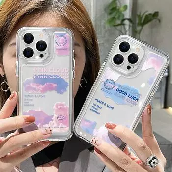 Акриловый чехол для телефона Iphone 14 Pro, чехол для Iphone 11 12 13 Pro Max Xr X Xs Max 7 8 Plus 7plus 8plus 14pro, силиконовый прозрачный чехол For iPhone 13