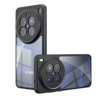 Акриловый противоударный матовый чехол для телефона Vivo X200 Pro Mini X200pro Прозрачный жесткий защитный чехол-бампер для ПК Vivo X 200 X100 Pro For Vivo X200 Pro 5G белый