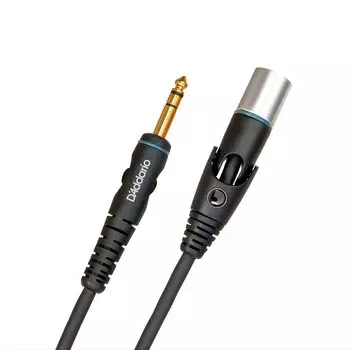 Акустический кабель D Addario Custom Series Акустический кабель PW-GMMS-10 (3,0 м поворотный XLR-StPhone) []
