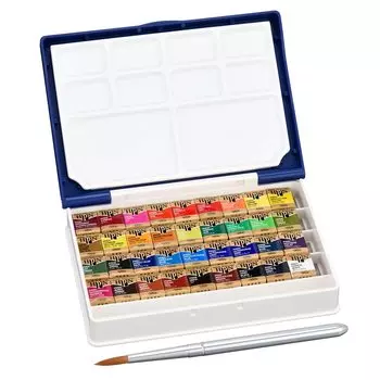Акварельные краски Holbein Solid Artist Pan Color PN698 36 цветов в наборе 02698 (Палм Плюс)