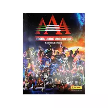Альбом карт Panini LUCHA LIBRE AAA 2016, 10 упаковок (с картами)