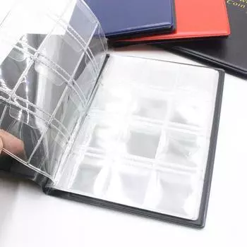 Альбом с 120 карманами для коллекции монет, книга для украшения дома, фотоальбом, держатели для альбома для монет, коллекция книг, скрапбук чёрный
