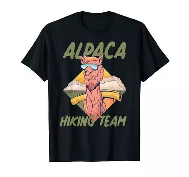 Альпака Походная команда Альпака Походная забавная Альпака - - Футболка