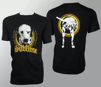 Альтернативная футболка унисекс Sublime Lou Dog Dalmatian S