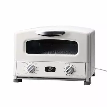 Aladdin New Graphite Grill Toster 4 Pieces 180-градусный вращающийся гриль Книга рецептов с сковородой для гриля с белым и [оборудованным графитом с инфракрасным излучением]