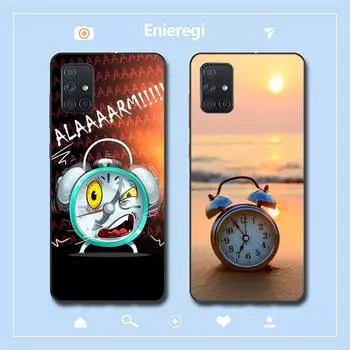 Чехол для телефона с будильником для Samsung A51 01 50 71 21S 70 31 40 30 10 20 SE 11 91 A7 A8 SamsungA10