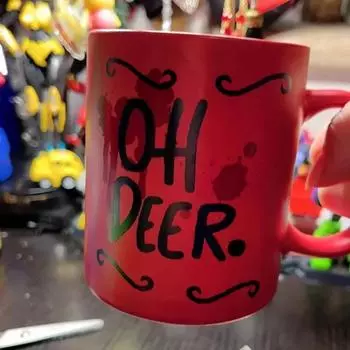 Alastor Mug Vox Mug Ceramic Coffee Water Cup Anime Cartoon Originals Cups Creative Kawaii Fans Birthday Gift Drinkware 301-400ml