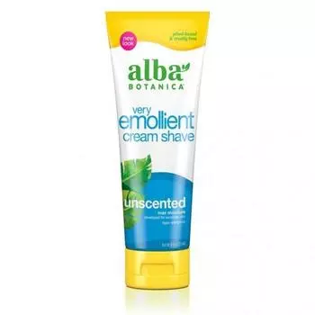 Крем для бритья Alba Botanica Sensitive Gillette Botanica Berry Emulsion Shaving Unscented, 8 унций