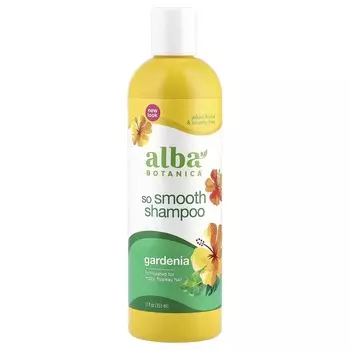 Alba Botanica, So Smooth Shampoo, for frizzy and difficult-to-manage hair, Gardenia, 12 fl oz (355 ml)
