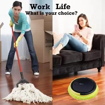 ALEE Mopping Robot Sweep Cleaner 4000mAh 230 ml Водяной бак 300 минут сухая и влажная уборка ткань машина для мытья полов EU синий