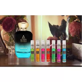 Alfeem Eau De Parfum Духи унисекс | Мужчины | Женщины | Упаковка из 8 шт. | 1 * 100мл | 7*9 мл | Освежающий аромат |163 мл