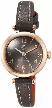 ALIAS Watch F3 Classic Analog Водонепроницаемый кожаный ремешок FP001BK3 Женский серый