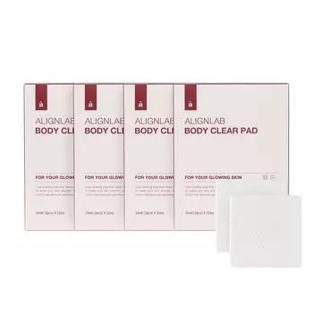 Align Lab Body Clear Pad Odoltodol Скраб для тела с эффектом куриной кожи, 4 коробки, 24 листа