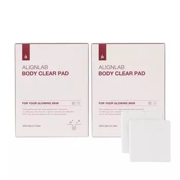 Align Lab Body Clear Pad Odoltodol Скраб для тела с эффектом куриной кожи, 2 коробки, 24 листа