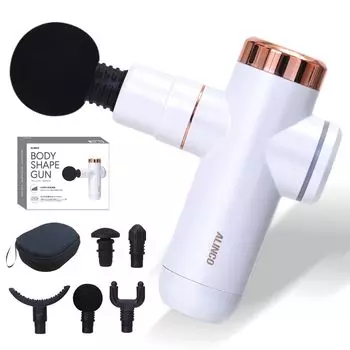 ALINCO Body USB поставляется с 5 6 уровнями мощности Белый пистолет MCB020WA, беспроводной, перезаряжаемый, насадки, маленький, мощный, регулировка,