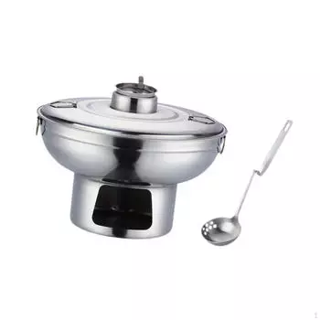 Алкогольный горшок Кемпинг Плита Круглые Жаровни Тушеное мясо с овощами Шведский стол Блюдо для семьи argent