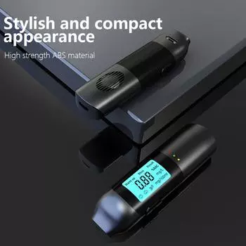 Алкотестер Портативный Высокоточный Алкотестер Бесконтактный Алкотестер USB чёрный