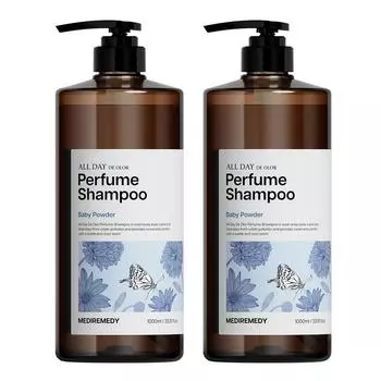 All Day Deor Perfume Шампунь-присыпка для младенцев, 2 шт., 1 л