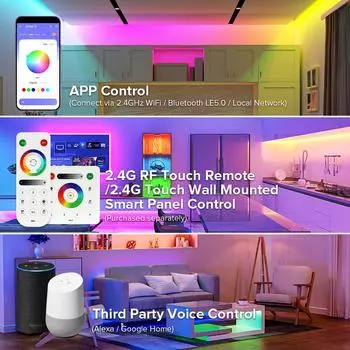 All In One LED Controller SP530E Wifi Alexa Google Home BT SP630E 5CH PWM SPI Pixels LED Strip Light WS2811 WS2812B SK6812 FCOB SP630E BT