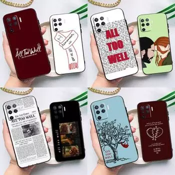 All Too Well Lyrics Art Case For OPPO A94 A74 A54 A53S A53 A31 A5 A9 2020 A52 A72 A83 A91 A93 A1K A15 A16 Cover OPPO A5S