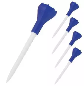 AllBright Golf Tee Long Tee Tee Shot Golf Equipment Beginner Practice Base Set of 5 (синий) синий