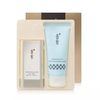 Allchat Caviar Fermented Sun Stick 19g Fermented Spa Clear Eye Pack 60ml Special Set