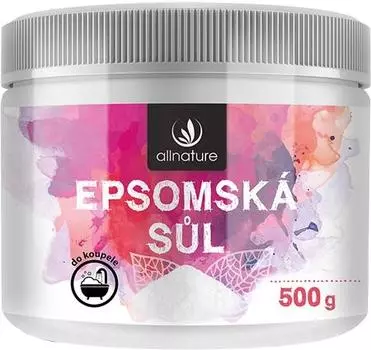 Allnature Epsom salt sel de bain TU прозрачный