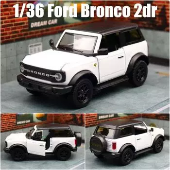 Alloy Ford Bronco Car Model With Opening Doors Design For Gift And Display