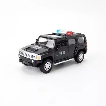 Alloy Simulation Suv Police Car Sedan Model Toy With Double Opening Doors