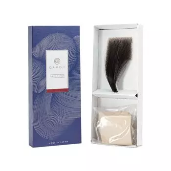Alopecia Areata Hide QAMOJI Hair Patch 30 специальных наклеек включены Alopecia Areata Hide Hair Increase Частичный парик Частичный парик (Темно коричневый) +